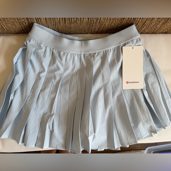lululemon athletica Dresses & Skirts - lululemon athletica Light Blue Pleated Mini Skirt